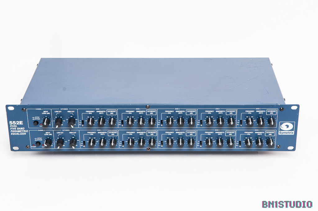Symetrix 552E Dual Five Band Parametric Equalizer BN1studio