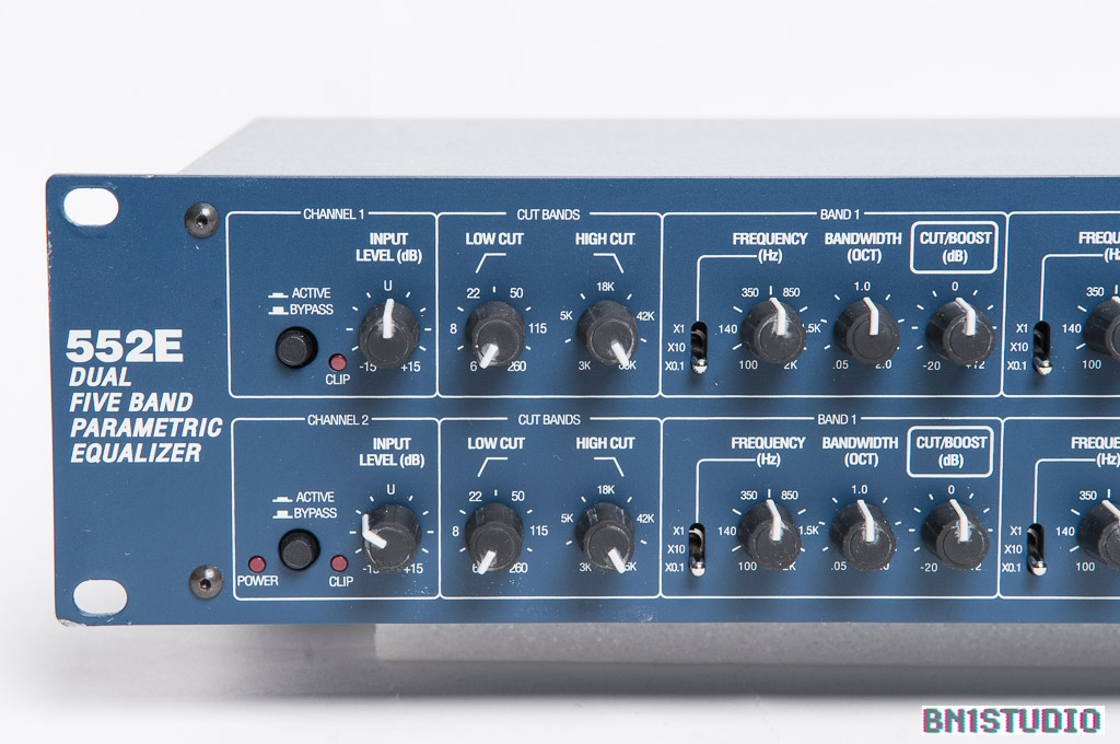 Symetrix 552E Dual Five Band Parametric Equalizer BN1studio
