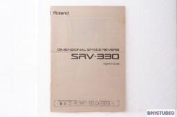 Roland SRV-330 Dimensional Space Reverb Owners Manual