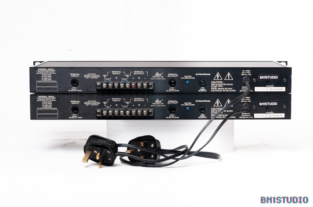 dbx 160X Compressors, stereo pair, sequential serial numbers, fully recapped, set #71 - Image 4
