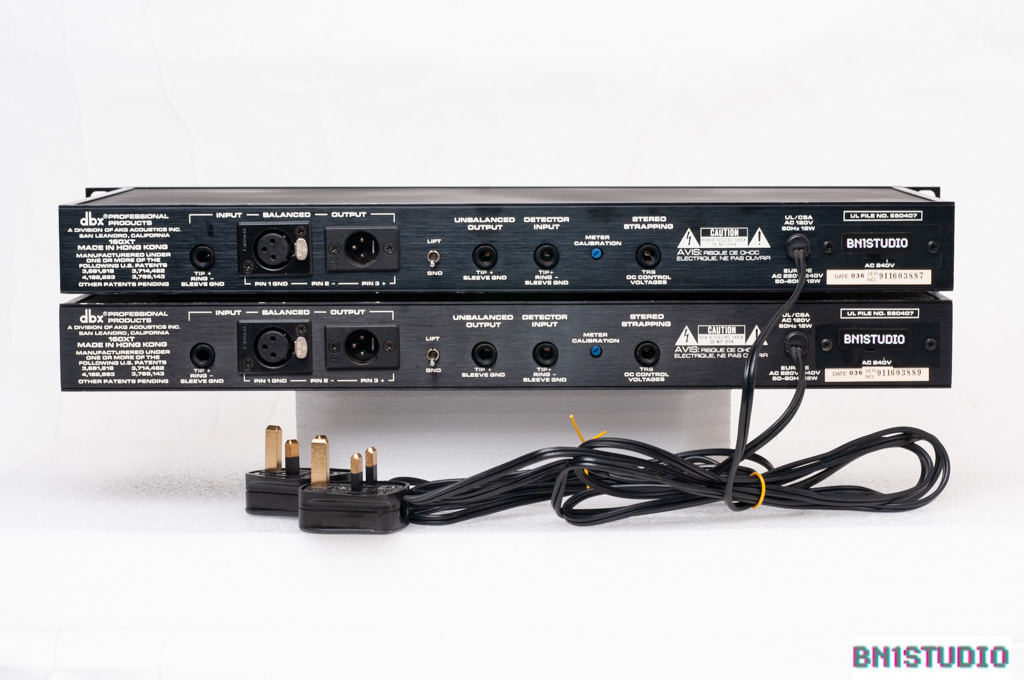 dbx 160XT Compressors, stereo pair, 110/220 Volt, recapped power supplies, set #78 - Image 4